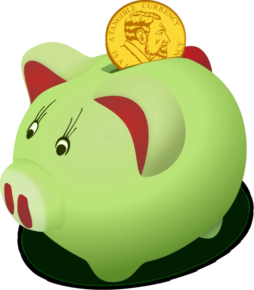 Green Piggy Bank Snout Product Design
