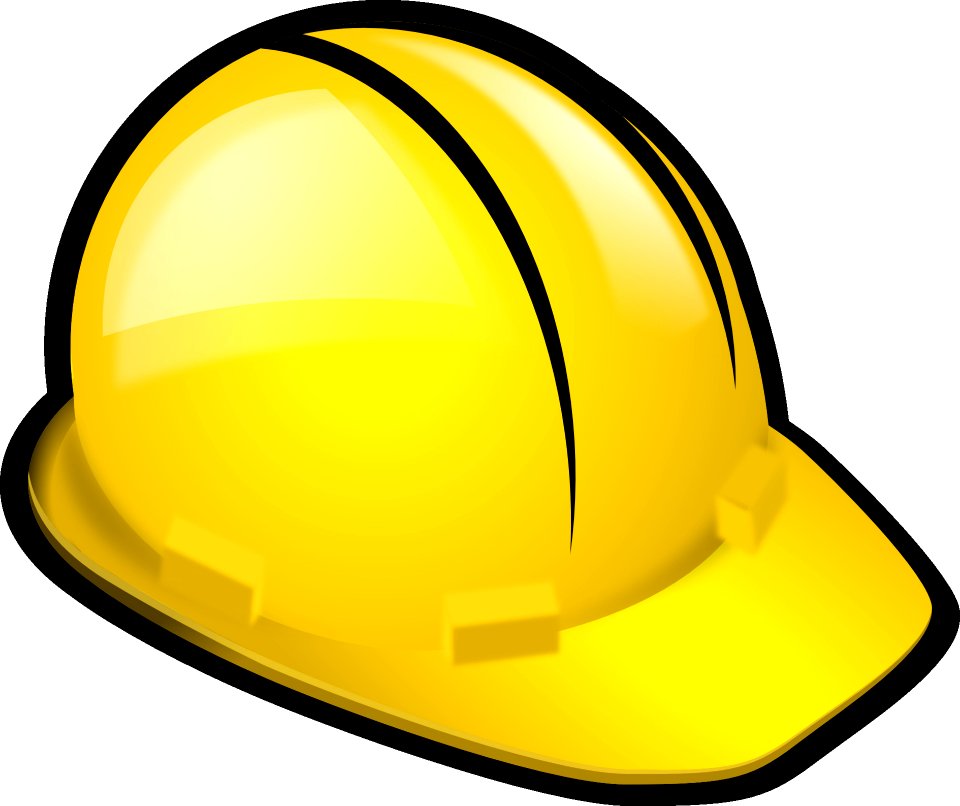 Yellow Headgear Hard Hat Personal Protective Equipment