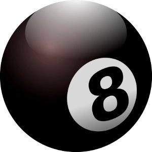 Billiard Ball Eight Ball Sphere Circle