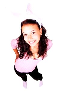 Pink Ear Headgear Hair Accessory