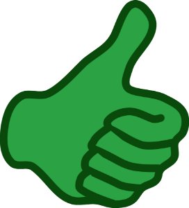 Green Hand Finger Thumb