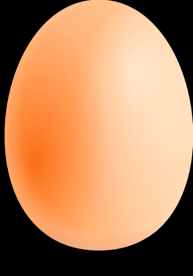 Orange Sphere Peach Circle