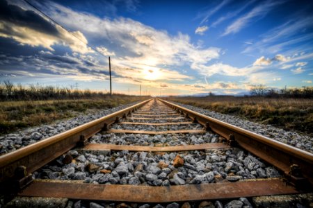 Track Sky Cloud Horizon