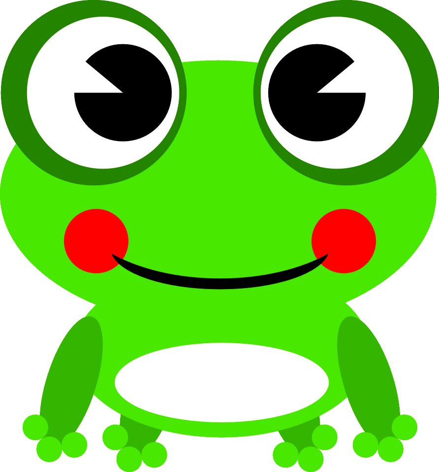 Green Frog Amphibian Leaf