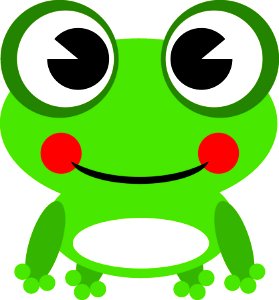 Green Frog Amphibian Leaf