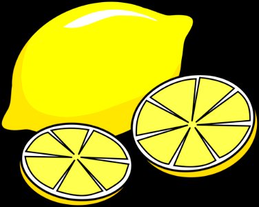 Yellow Produce Fruit Font