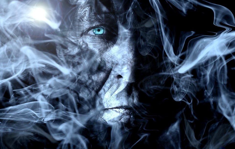Black Smoke Black And White Darkness