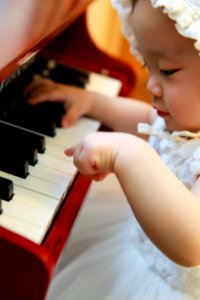 Piano Baby Girl photo
