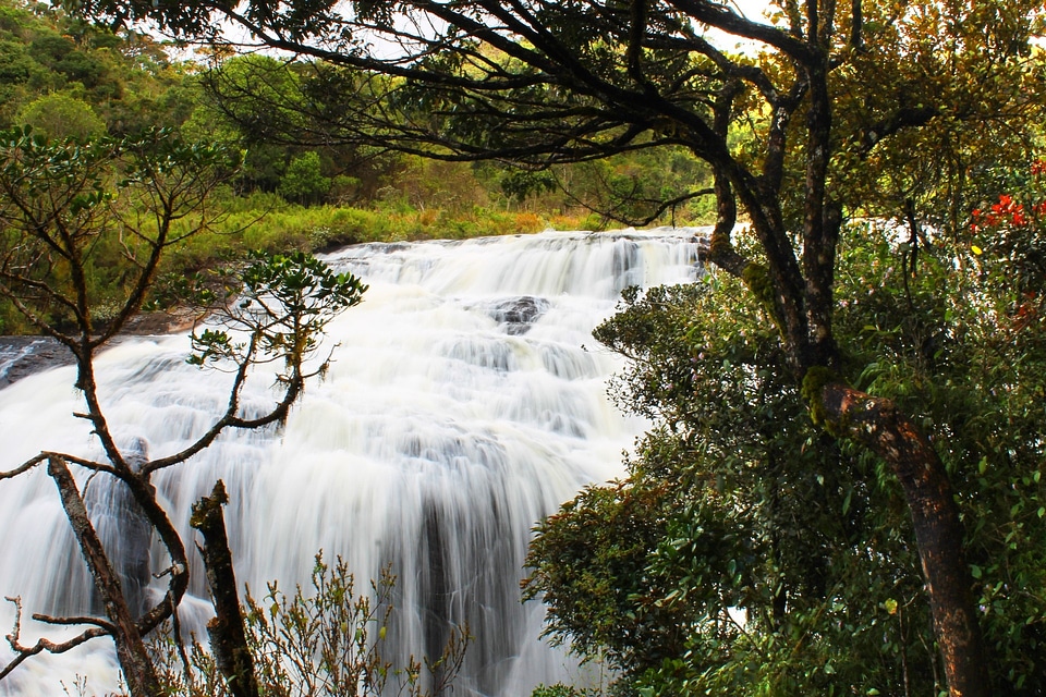 Waterfall landscape wilderness