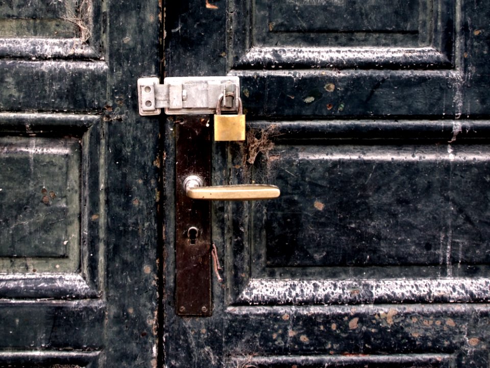Door And Padlock