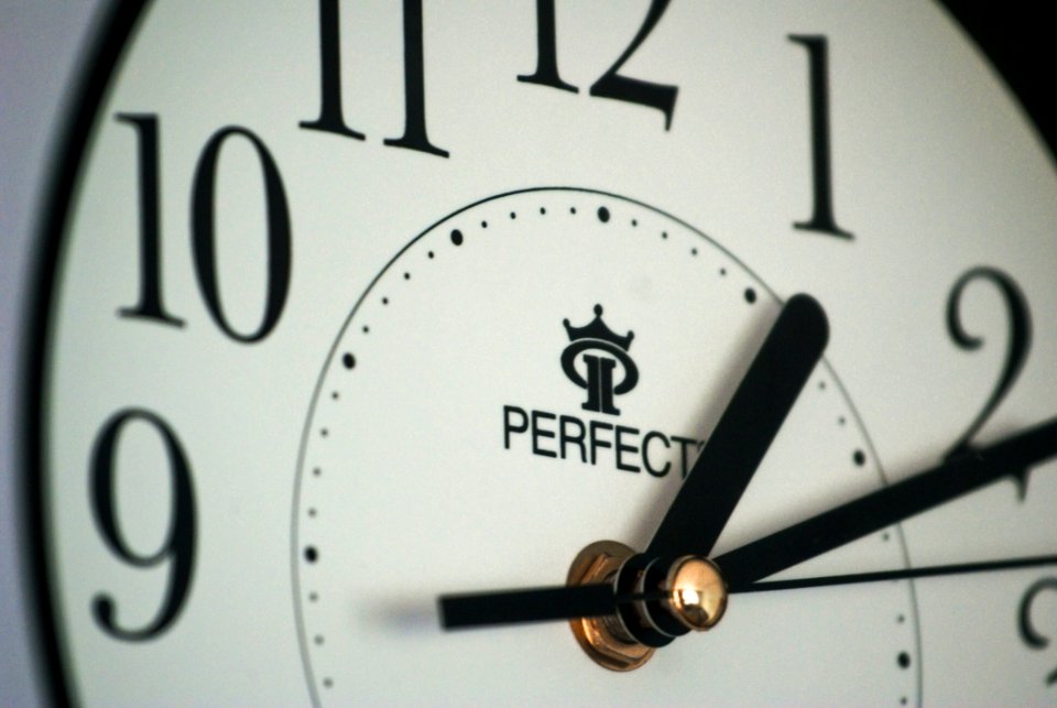 Close Up Of Clock Face