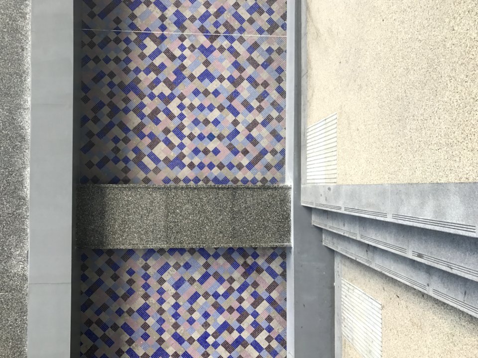 Purple Wall Pattern Floor