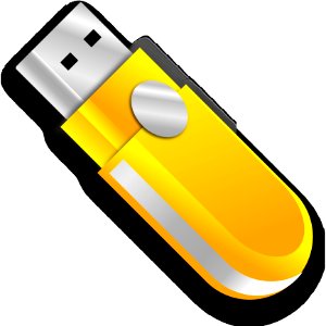 Yellow Technology Usb Flash Drive Electronic Device
