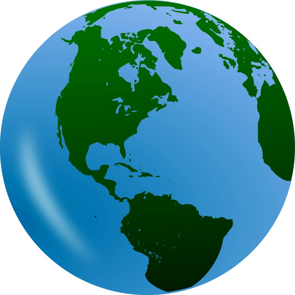 Green Globe Planet Earth