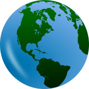 Green Globe Planet Earth
