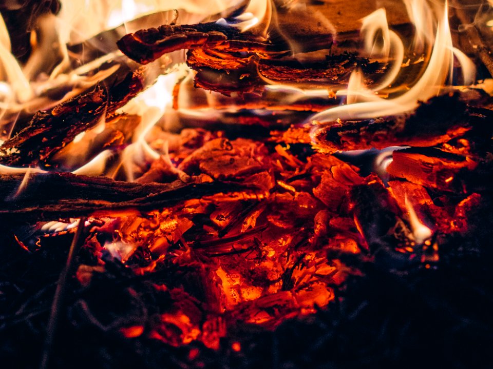 Hot Flame Ember Fire