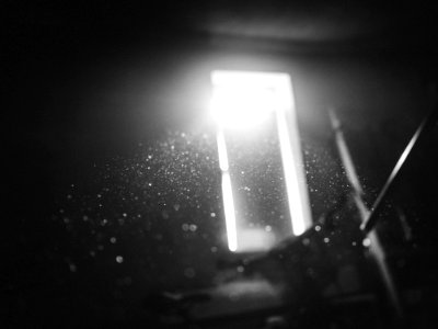 Dust Light Window Bokeh photo