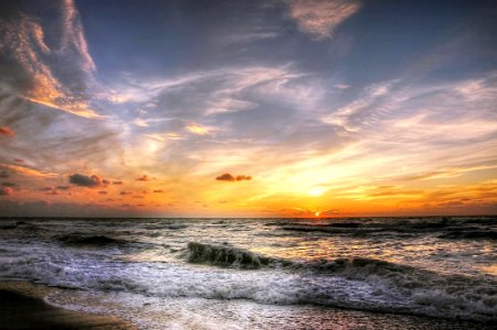 Sunset At Sea photo