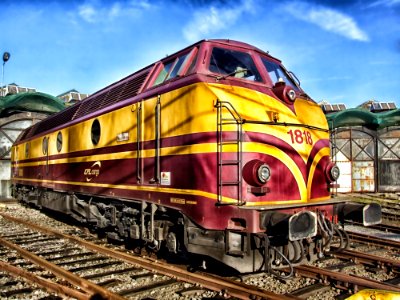 Track Locomotive Train Transport photo
