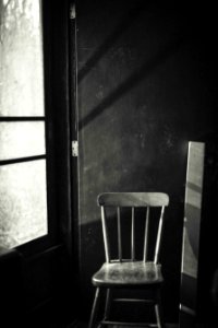 Chair Black White photo