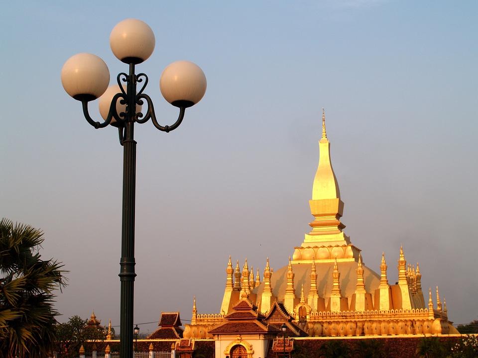 Vientiane laos monument