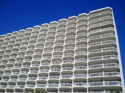 Exterior Of Modern Apartment Building