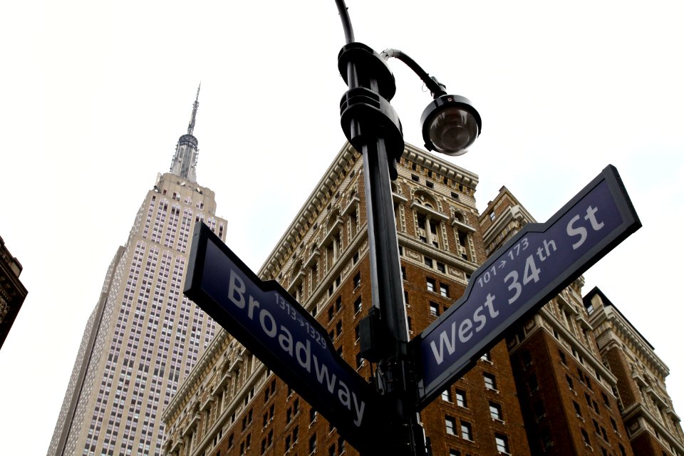 New York City Broadway Sign