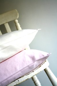 Pillows On Old Chair