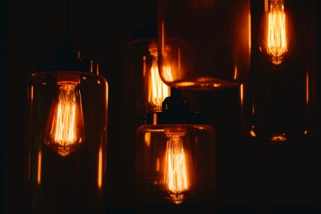 Light Bulbs Illuminated photo