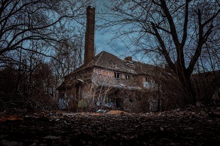 Eerie Abandoned Building photo