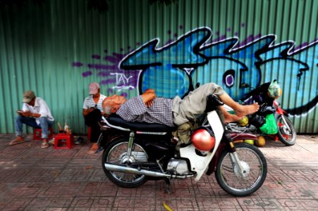 Expert At Napping In Ho Chi Minh City (Saigon) Vietnam