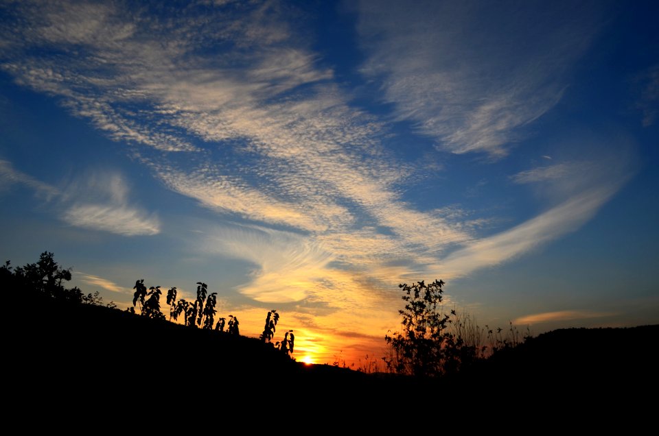 Sky Cloud Afterglow Sunset