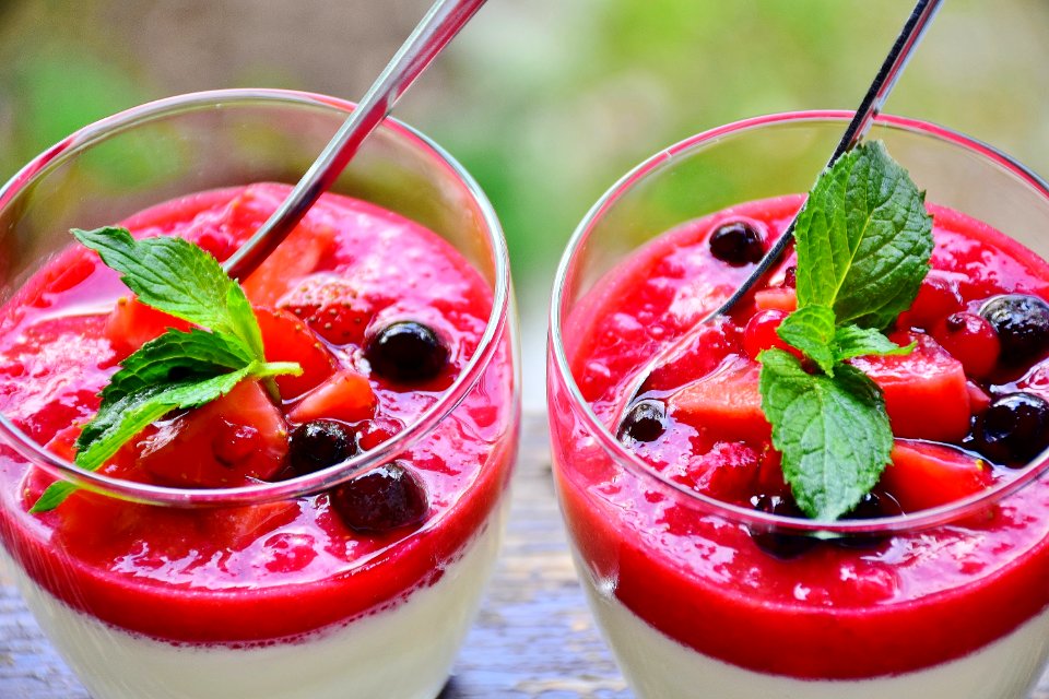 Panna Cotta Dessert Food Frozen Dessert