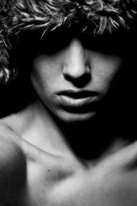 Face Black And White Monochrome Photography Beauty photo