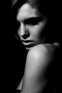 Photograph Beauty Black And White Model