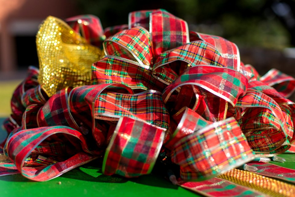 Gift Christmas Decoration Tartan Tradition