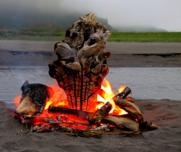 Campfire Geological Phenomenon Heat Wood