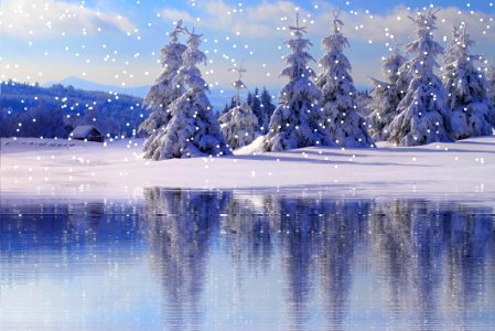 Winter Nature Water Snow