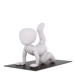 Figurine Product Design Hand Yoga Mat photo