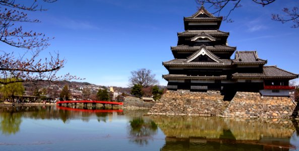 Chinese Architecture Landmark Reflection Tourist Attraction