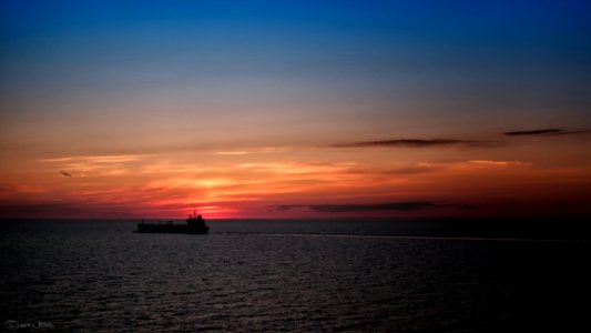 Sunset On The Baltic Sea photo