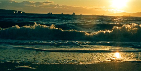 Sunset Waves photo