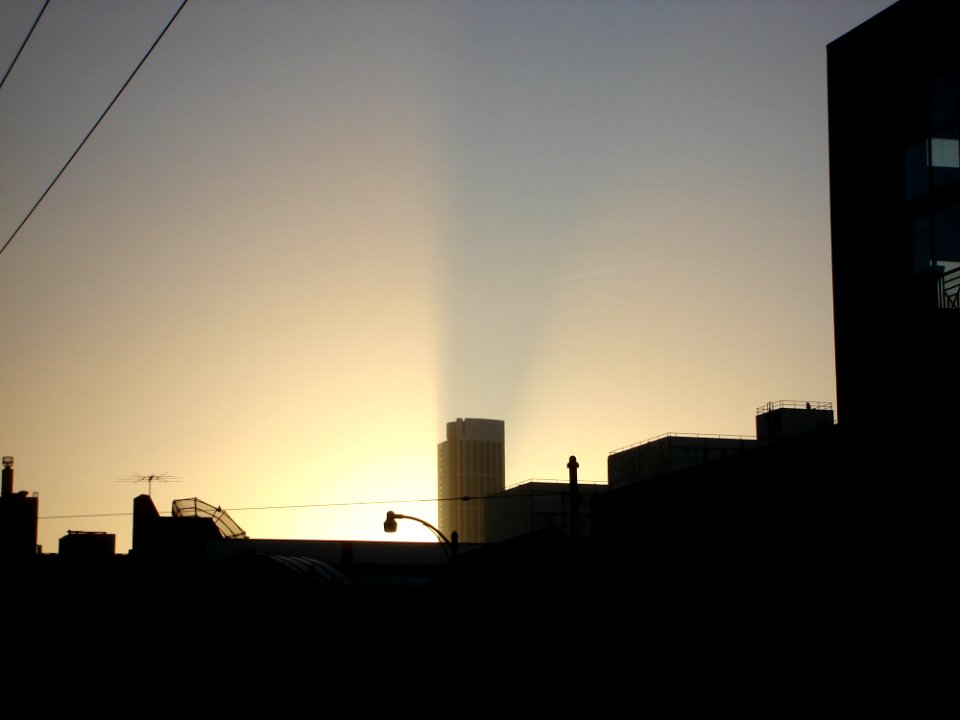 Sky Building Atmosphere Afterglow