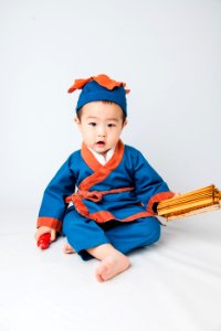 Blue Costume Boy Child photo