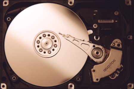 Opened Hard Drive