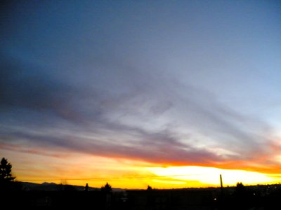 Sunrise Over East Van 1