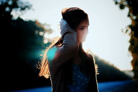 Photography Girl Shoulder Black Hair