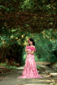 Photograph Nature Pink Gown photo