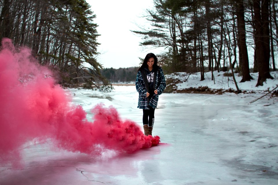 Nature Water Pink Snow