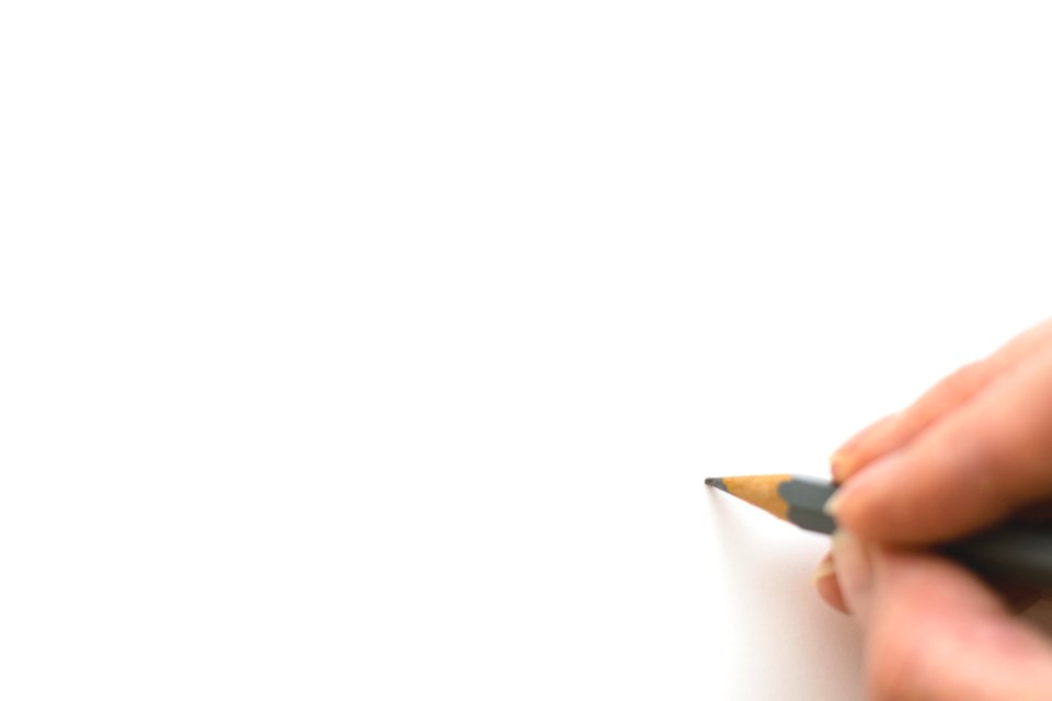 Close Up Pencil Finger Product Design